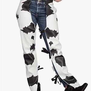 Jesse (Toy Story) Cow Print Chaps Costume